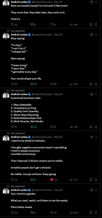 X Post Example